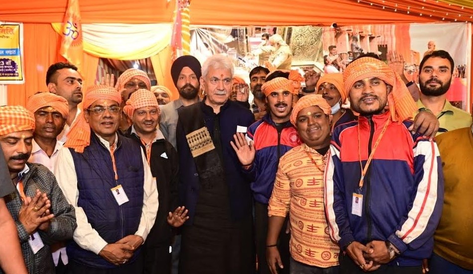 Pilgrims from across the country and abroad are now the Brand Ambassadors of J&K: LG Sinha