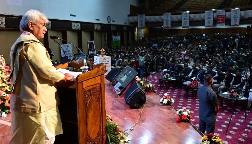 Lt Governor addresses Y20 Consultation at Kashmir University