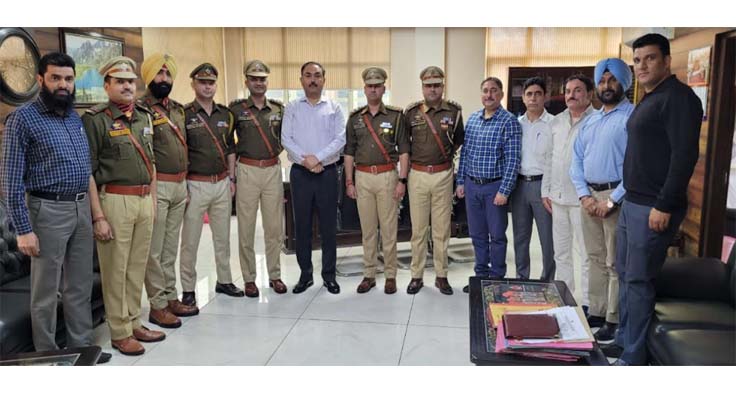 ADGP Security decorates newly promoted Inspectors, ASIs of JKP