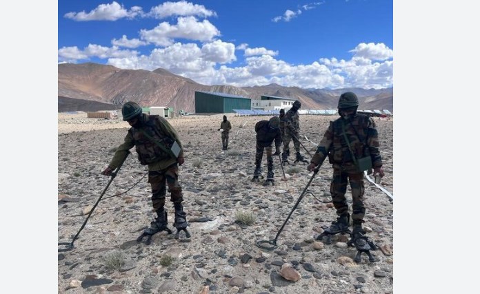 Demining operation in Leh, 175 mines destroyed