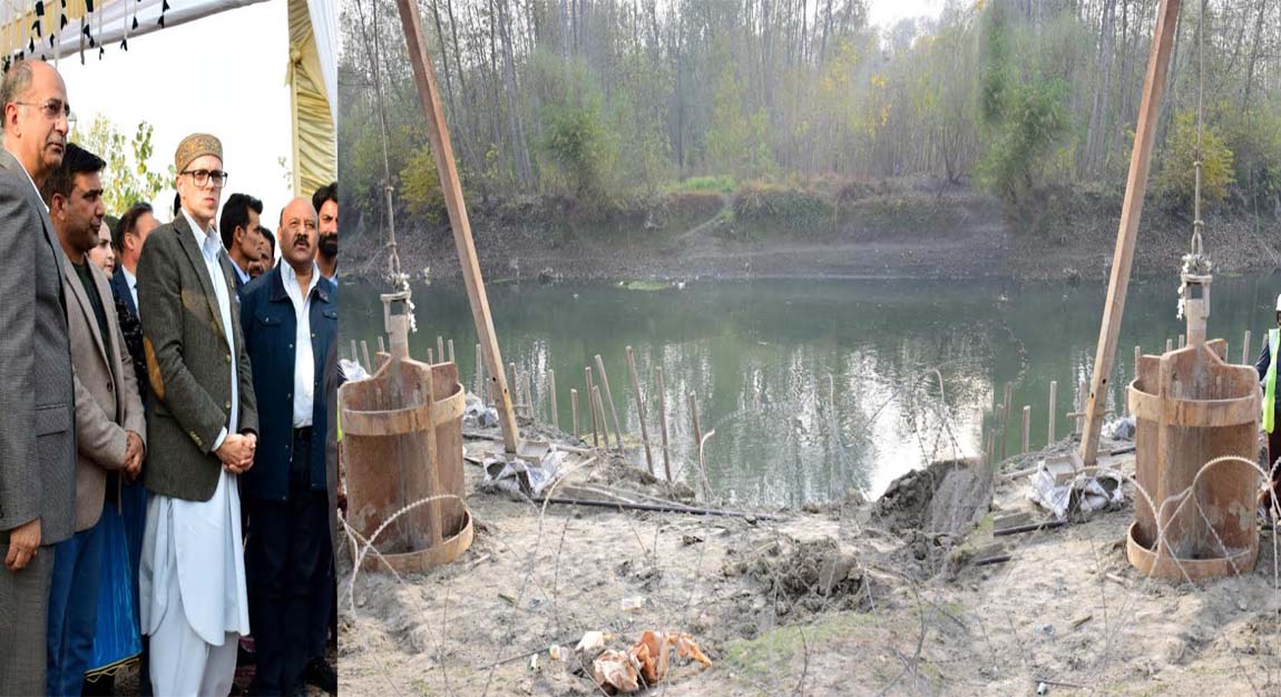CM Omar Abdullah reaffirms his commitment to development of Ganderbal, launches Paribal-Takanwari Bridge Project