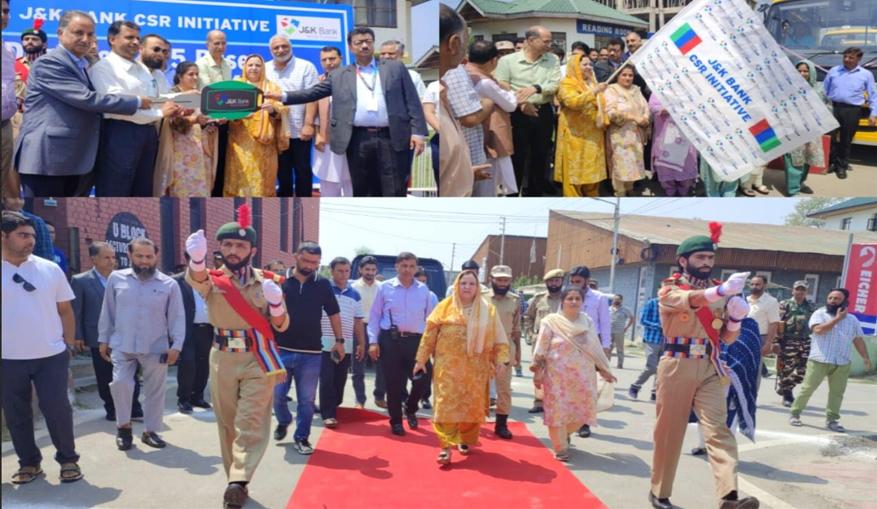 Empowering remote students; Sakeena Itoo dedicates buses to 5 GDCs in Kashmir