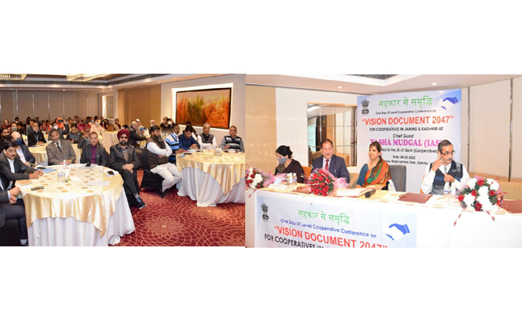 Co-operative Deptt organises One Day UT Level Co-operative Conference on "Vision DOCUMENT 2047"  