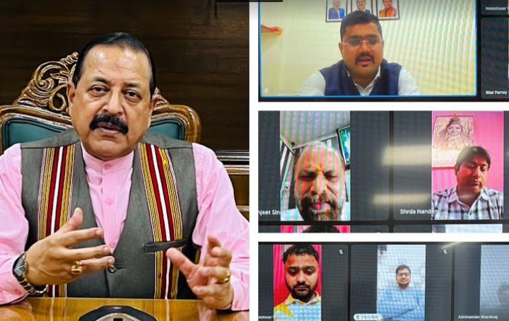 Dr Jitendra chairs virtual meeting of Udhampur-Doda Lok Sabha Social Media Team