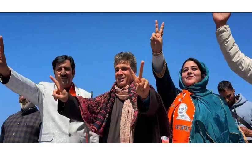 Ravinder Raina addresses massive public gathering at Nepora (Anantnag) in South Kashmir