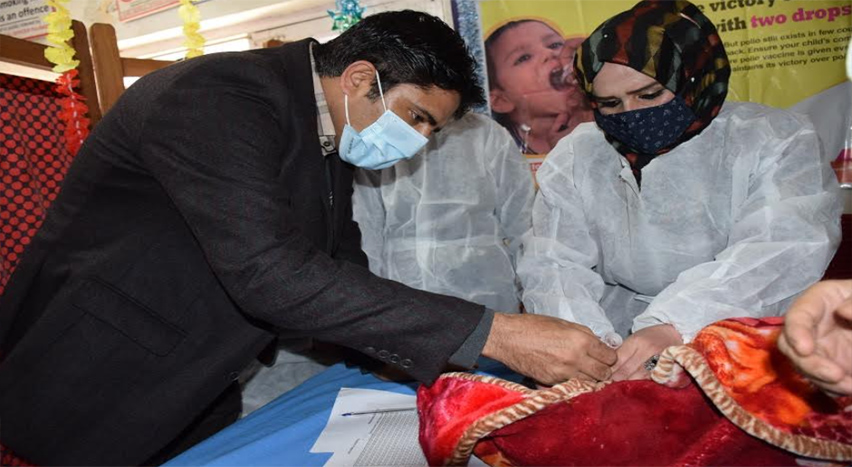 IPPI drive held across Kashmir, about 11 lakh children to be vaccinated