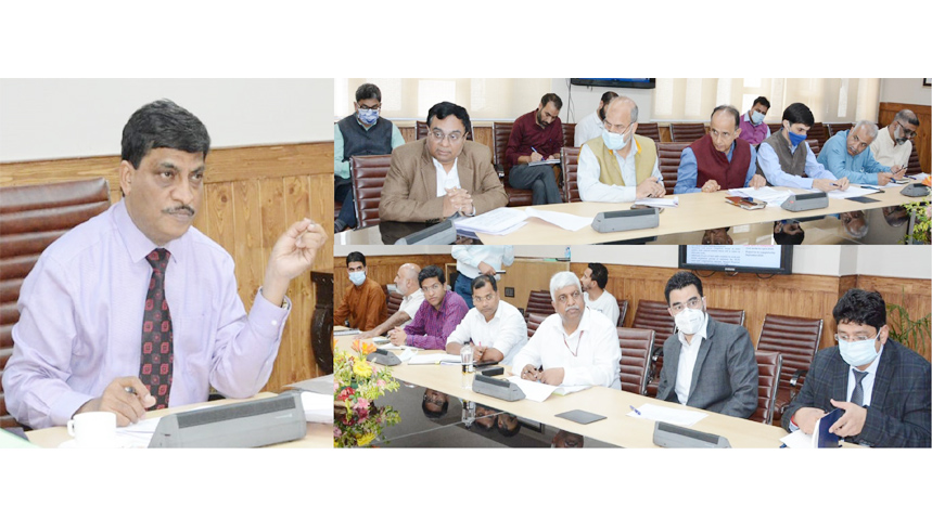 CS reviews ongoing infrastructure projects in J&K