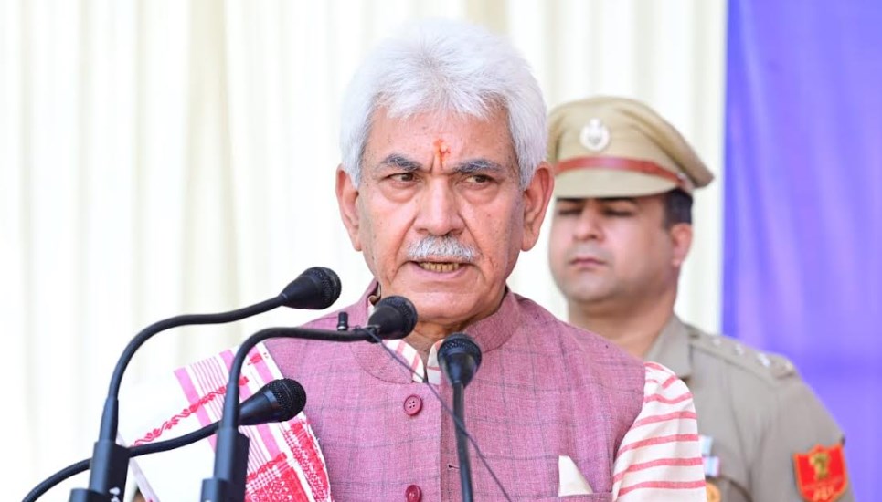 LG lauds J&K Police for inspiring youth, providing them opportunity to realize their aspirations through its Civic Action programme
