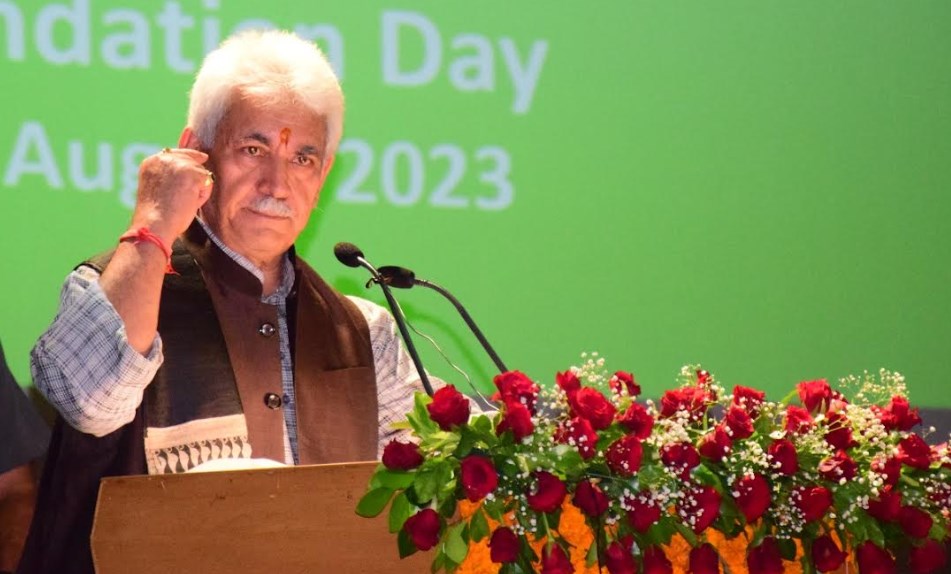 Lt Governor addresses the 20th Foundation Day celebration of Shri Mata Vaishno Devi University