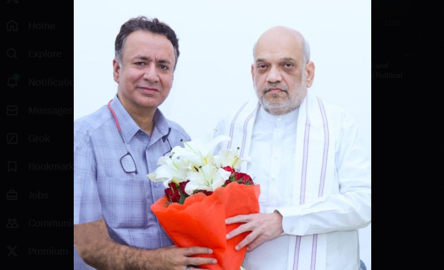  J K Apni party leader meets Home Minister likely to join BJP