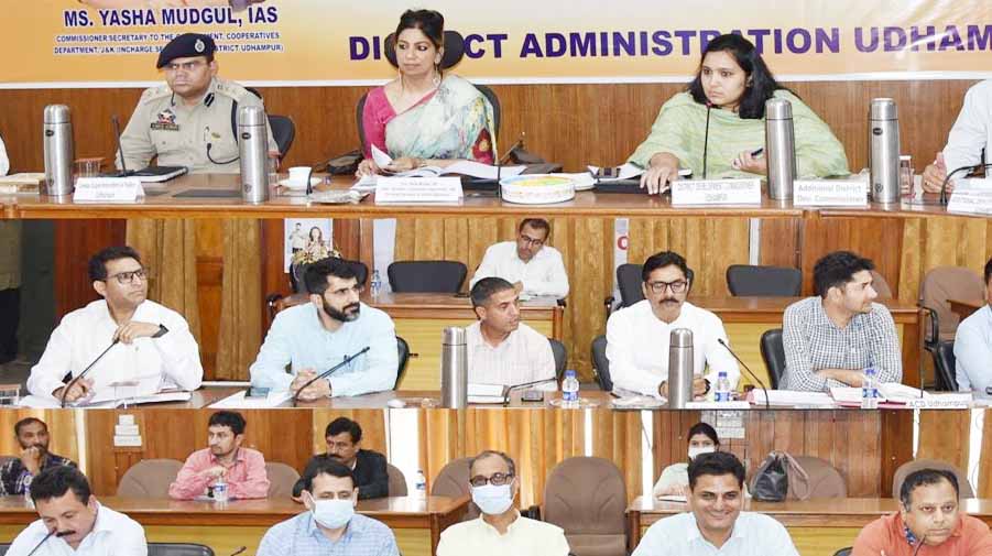 Yasha Mudgul reviews development scenario at Udhampur