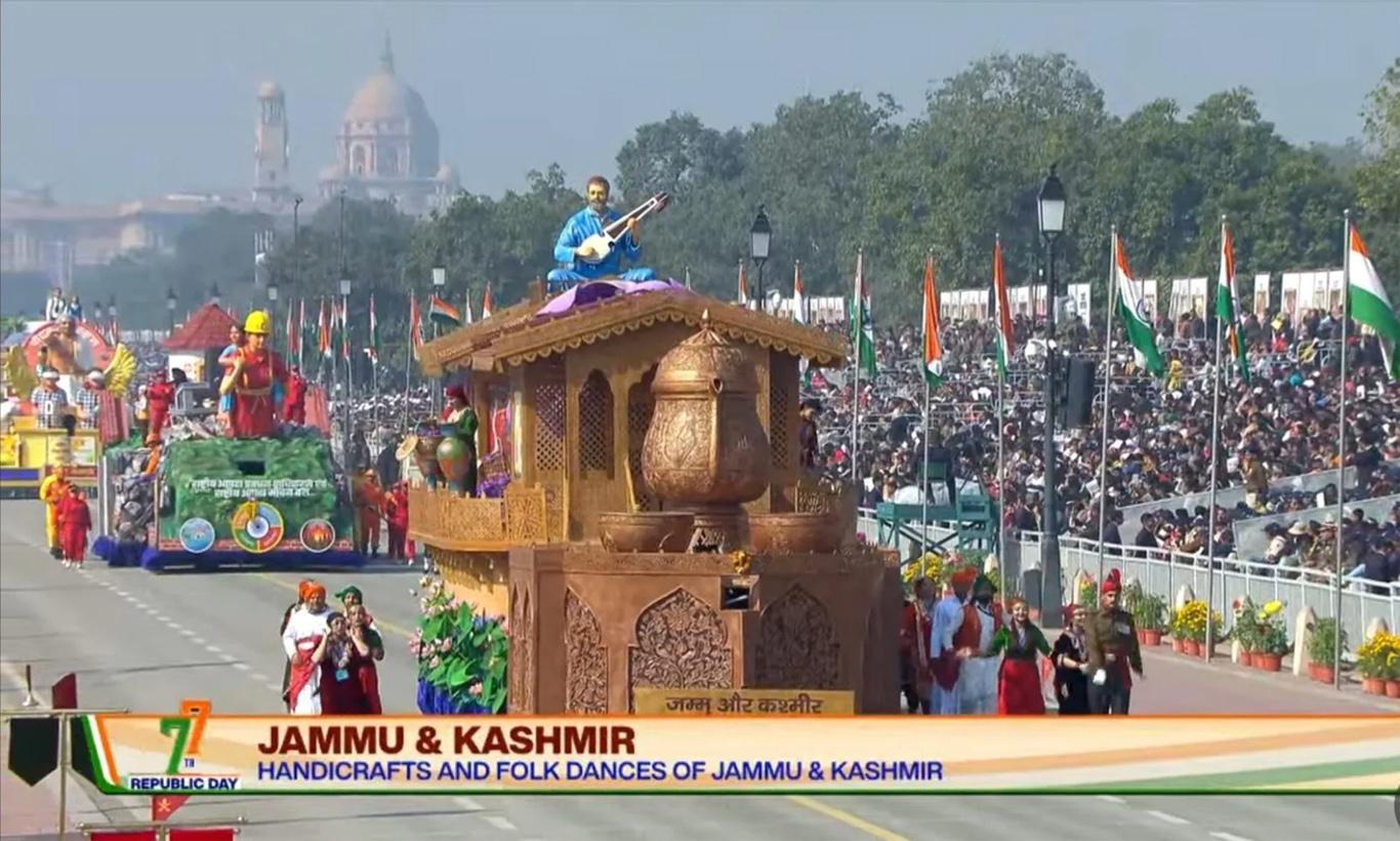 J&K Republic Day Tableau Secures Second Position at National Level
