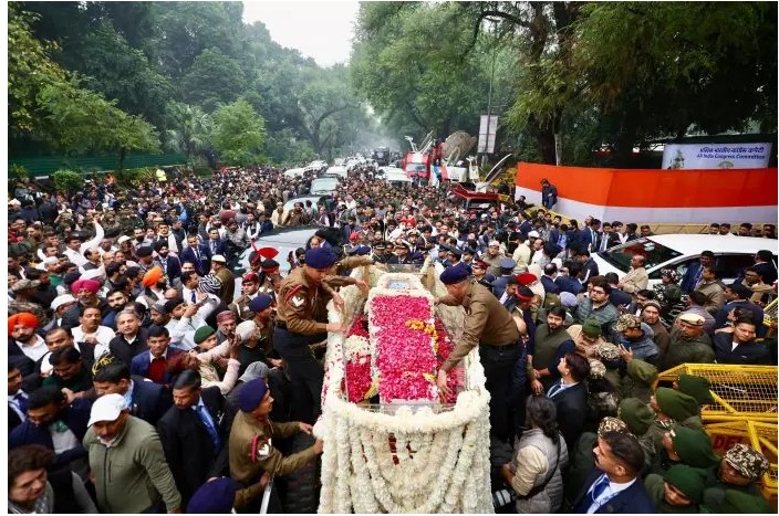 India bids farewell to Manmohan Singh, last rites conducted with state honours