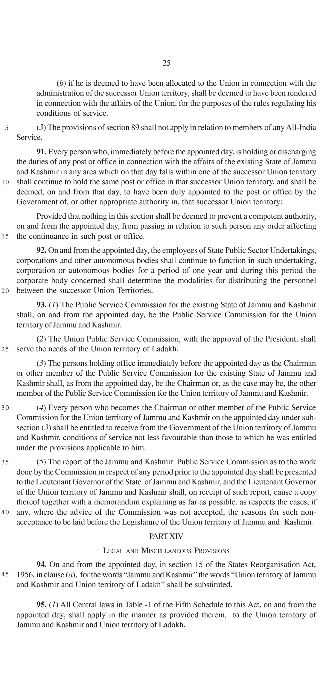 JKPSC to make appointments for J&K, UPSC for Ladakh