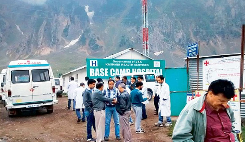 Female yatri dies of cardiac arrest at Baltal base camp