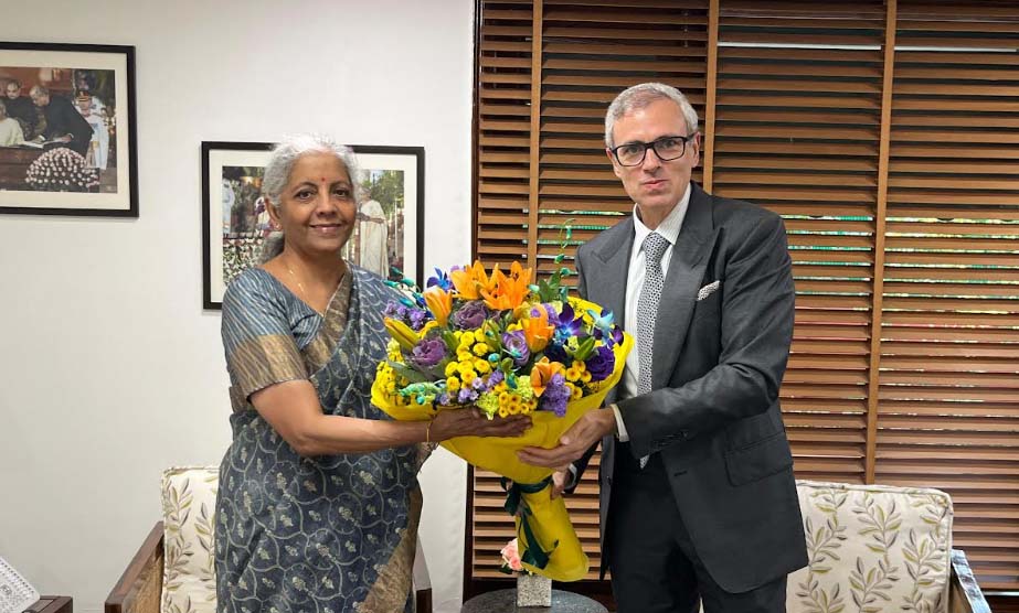 CM Omar Abdullah meets Finance Minister Sitharaman to conclude Delhi visit