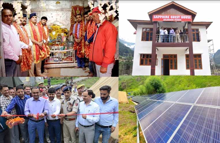 Div Com Jammu visits Paddar, inaugurates various pilgrim facilities
