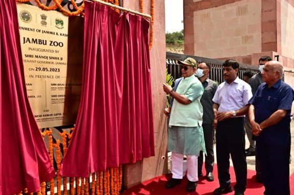 LG Manoj Sinha inaugurates North India’s biggest Jambu Zoo at Nagrota; Entry free for one week
