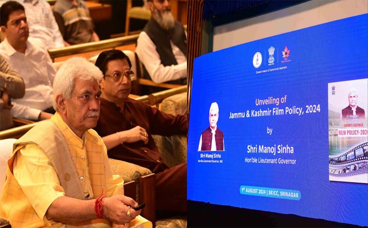 Lt Governor inaugurates J&K Film Conclave, unveils J&K Film Policy 2024
