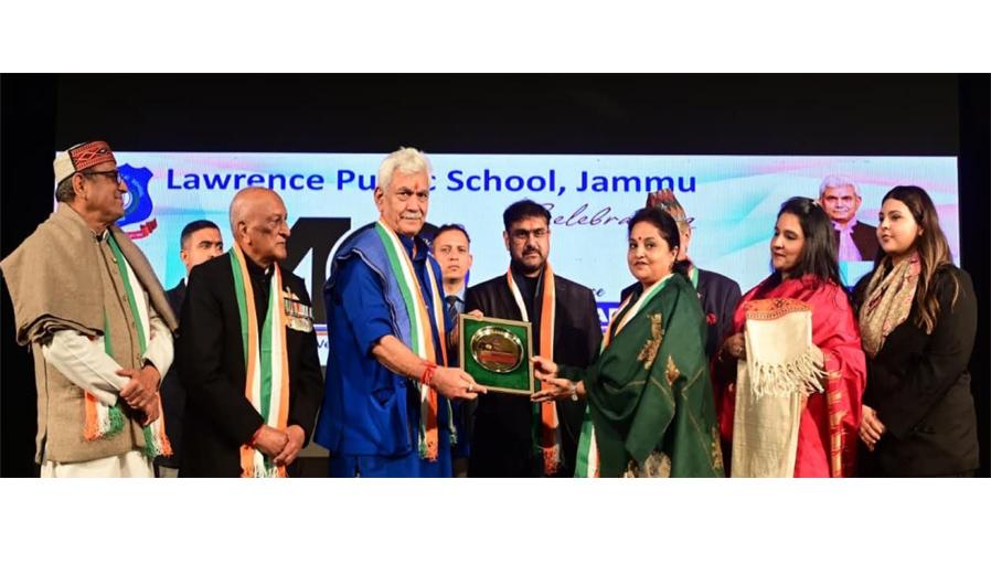 Lieutenant Governor attends 40th Anniversary celebration of Lawrence Public School in Jammu