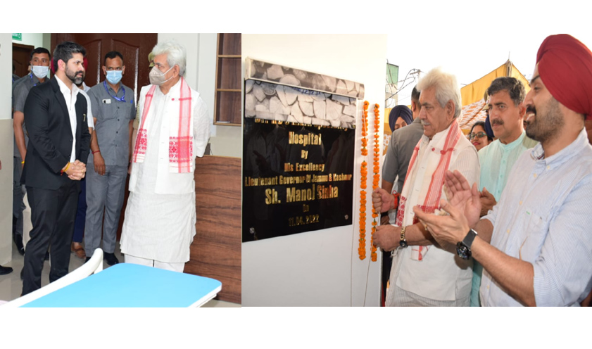 LG Manoj Sinha inaugurated Dr. KD's Multi-Speciality Hospital in Jammu