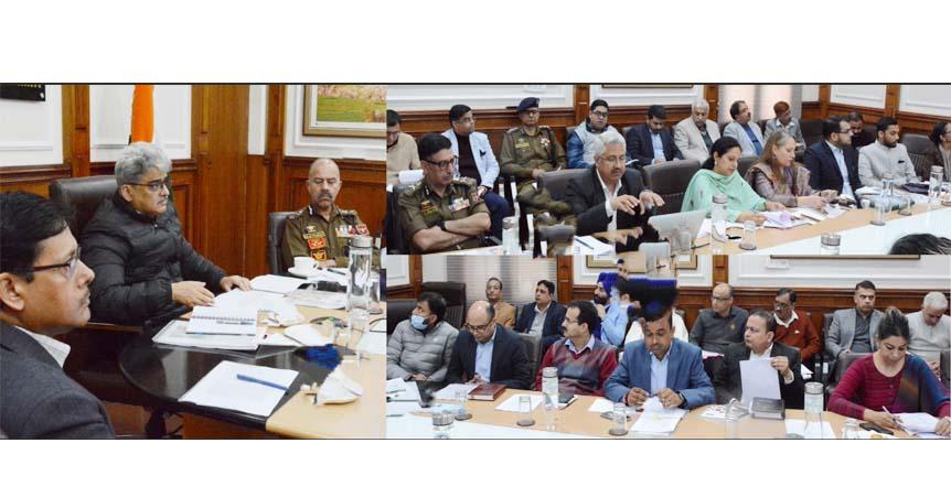 CS chairs 14th HLC meet of Shri AmarnathJi Shrine Board