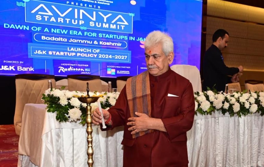 New Start-up Policy aims to establish J&K as one of the leading start-up ecosystems by 2027: LG Sinha