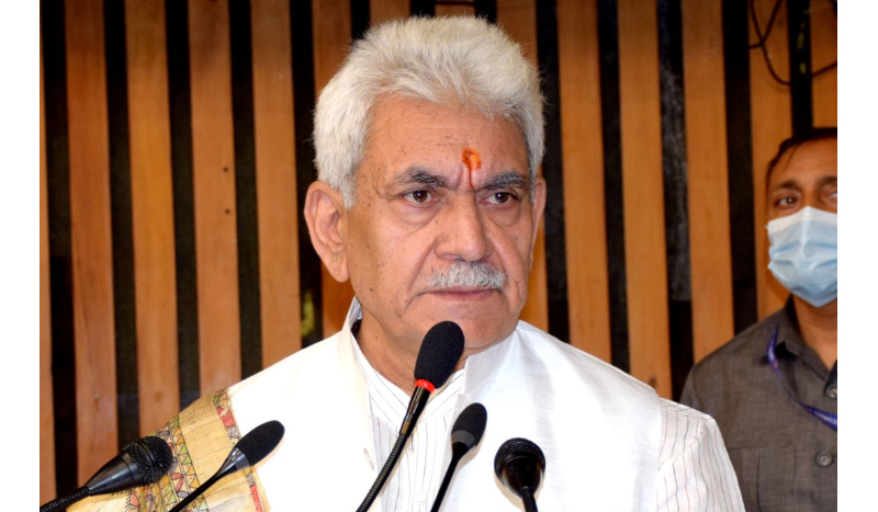 Some people not happy with peace, tourism boom, development in J&K: LG Manoj Sinha
