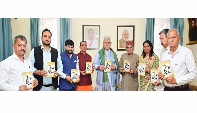 Lt Governor releases publication on the life of Sant Mauni Baba