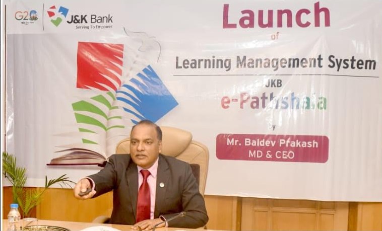 J&K Bank MD & CEO launches Banks e-Pathshala