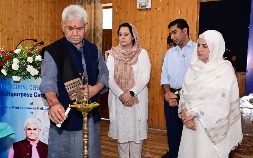 Lt Governor inaugurates Cinema Halls in Baramulla and Handwara