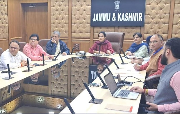 Commissioner Secretary IT reviews e-Office implementation across J&K