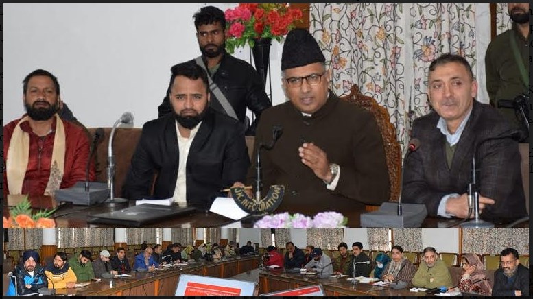 MP Khatana reviews development activities in Srinagar district