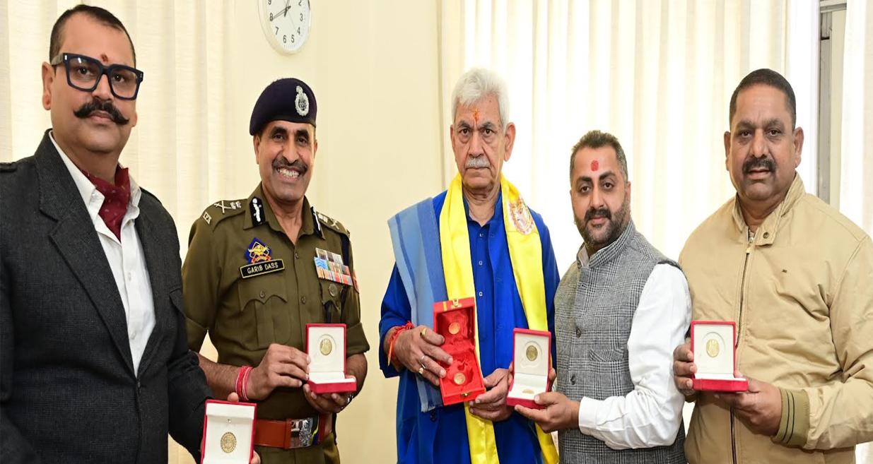 Lieutenant Governor unveils the sacred Coin of Shri Sukrala Mata Ji