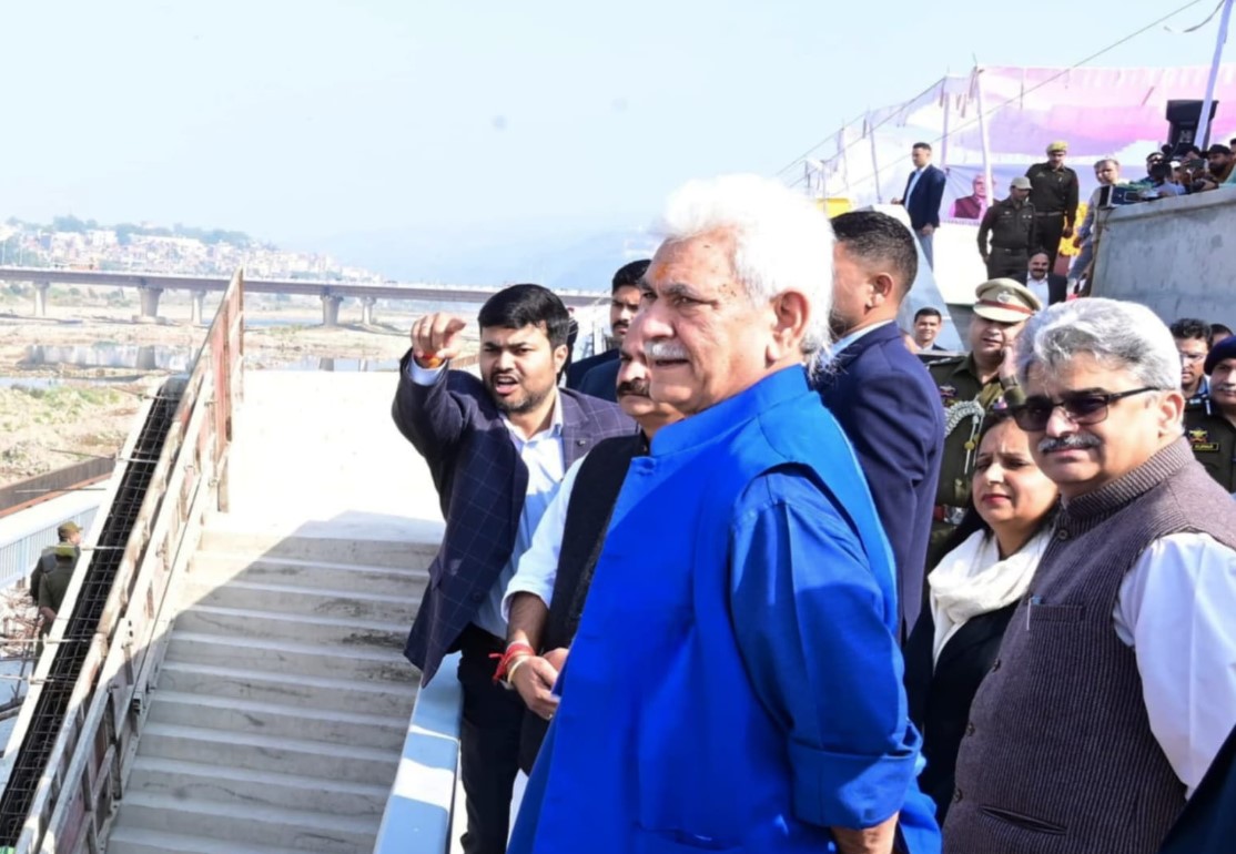 Tawi River Front in Jammu nears completion, site to attracted domestic, global tourists: LG Manoj Sinha