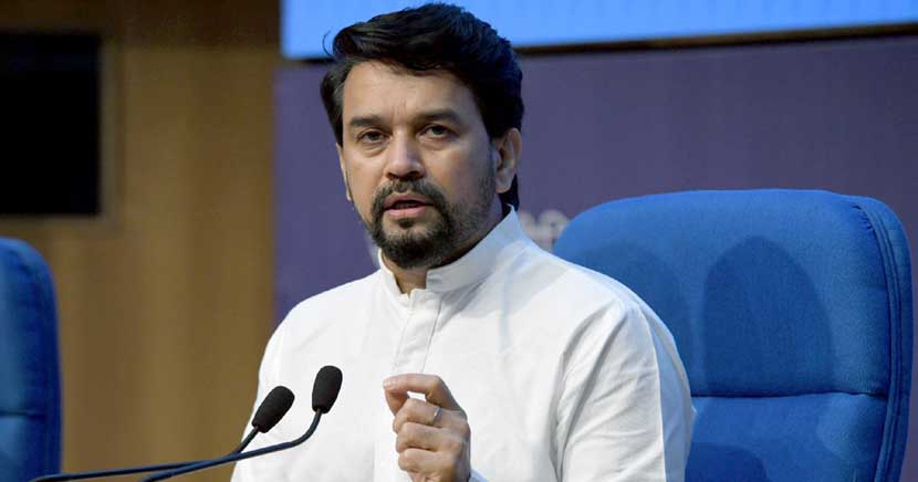 Table in Rajya Sabha not meant for dancing, protesting: Union Minister Anurag Thakur