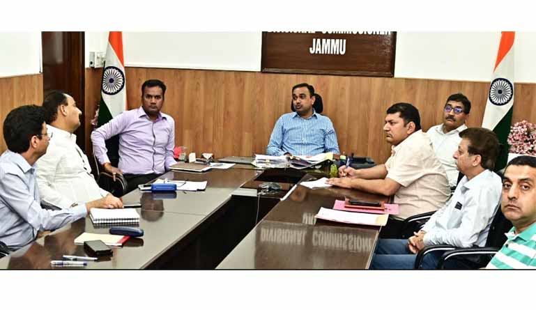 Div Com reviews arrangements for annual Shri Machail Mata Yatra