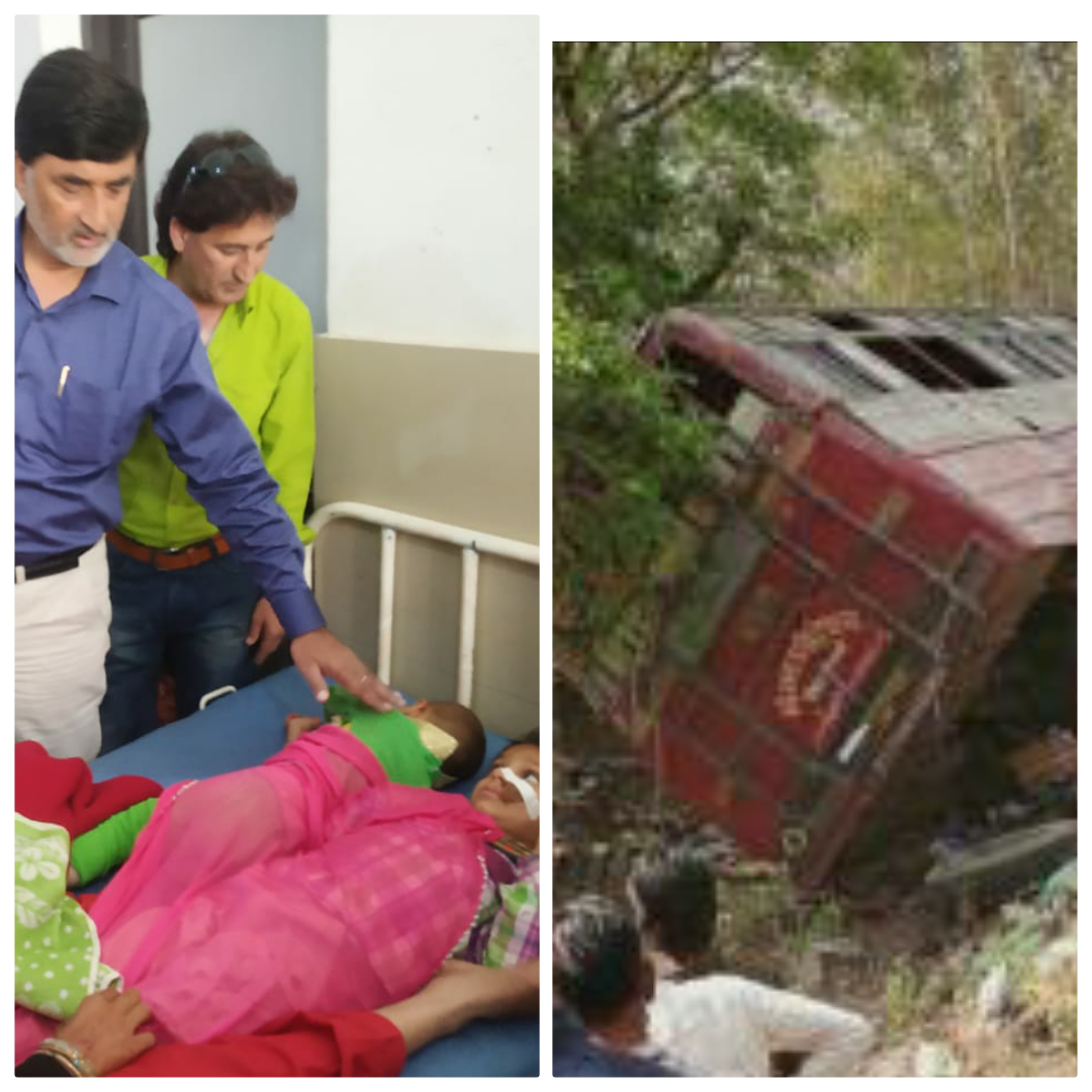 18 Injured as matador turns turtle in Kishtwar, children among others shifted to DH