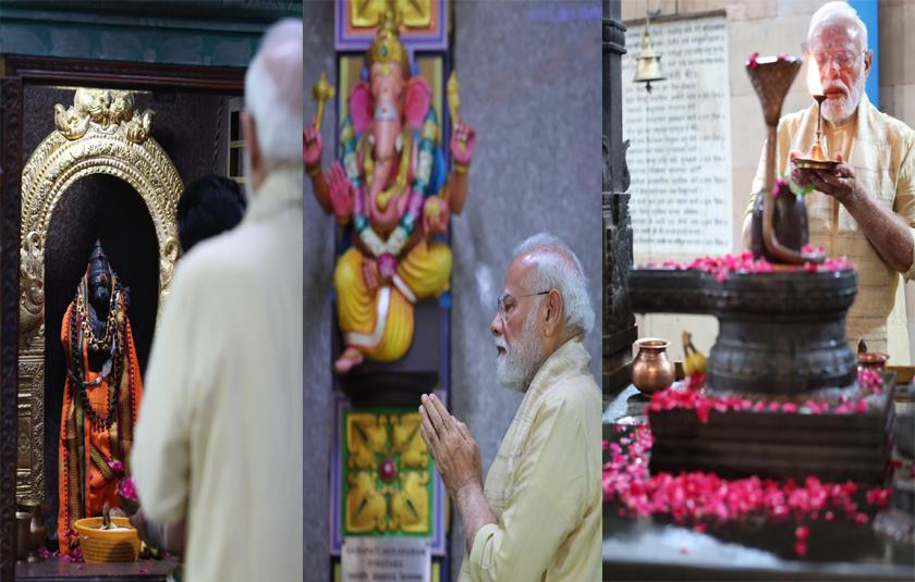 'May the nation continue to advance': PM Modi offers prayers to mark 25 years in public service