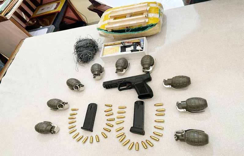 Drone drops box containing 9 grenades, 1 pistol, IED in Jammu's Akhnoor