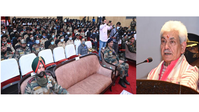 Lt Governor addresses Special National Integration Camp of NCC Cadets in Srinagar