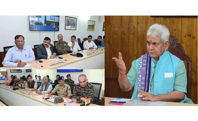 Lt Governor reviews arrangements for ‘Tiranga Yatra’ in Srinagar