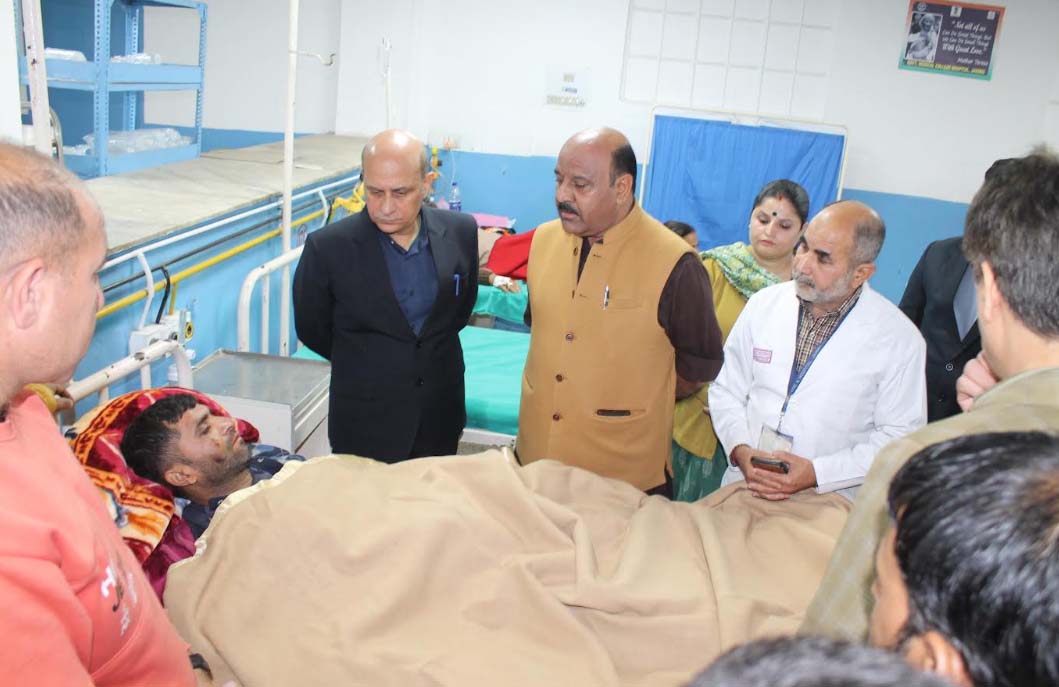 Dy CM visits Kishtwar accident victims at GMC Jammu