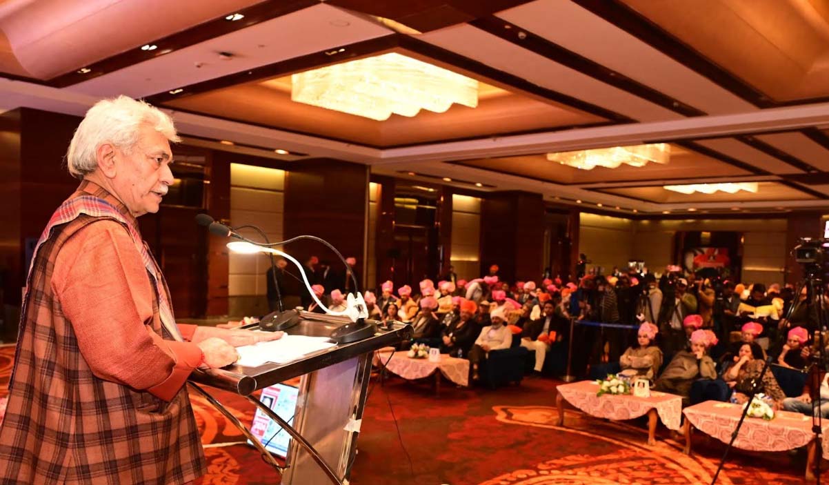 LG Says all the sports personalities awarded today are living embodiments of the positive change taking place in J&K