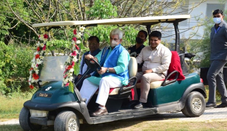 Lt Governor inaugurates Golf Training Academy at Jammu Tawi Golf Course