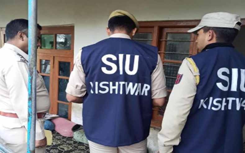 SIU raids in Kishtwar at Houses of ‘Terrorists’ operating from Pakistan