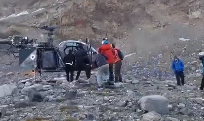 Air Force rescues injured mountaineer from Mt Nun Base camp in Ladakh