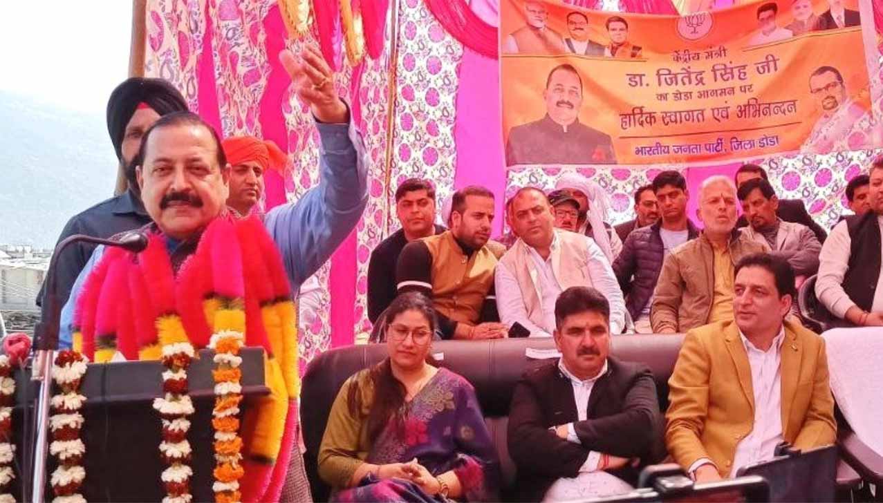 Congress, NC neglected Doda; now shedding crocodile tears: Dr Jitendra Singh