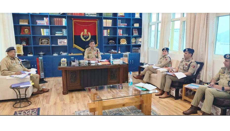 ADG Jammu holds crime review for Doda- Kishtwar -Ramban Range