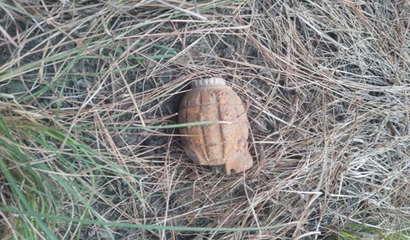 Old Rusted Grenade Found In J&K’s Rajouri